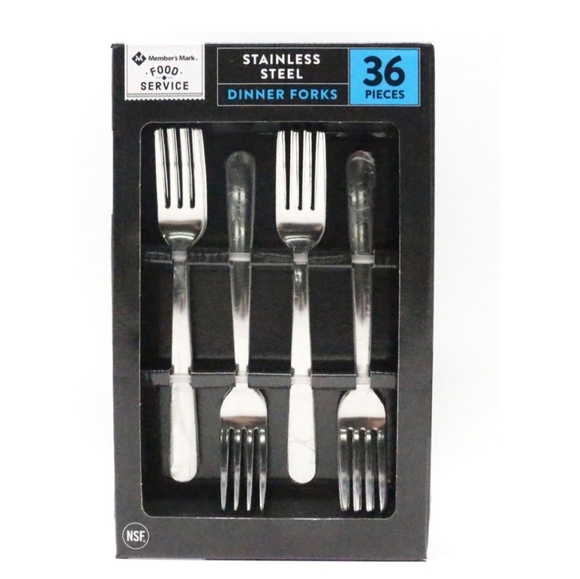 New Members Mark 36 Stainless Steel Forks - Picture 3 of 4